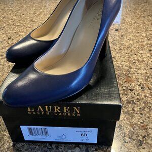 Ralph Lauren Zamora Pumps - Navy - Sz. 6